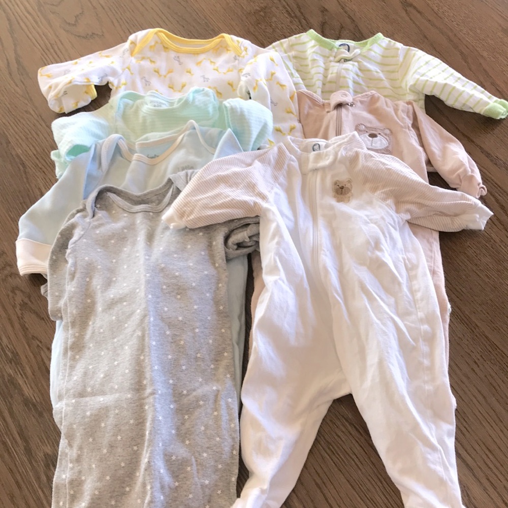 0-3 month sleeper 7 piece lot